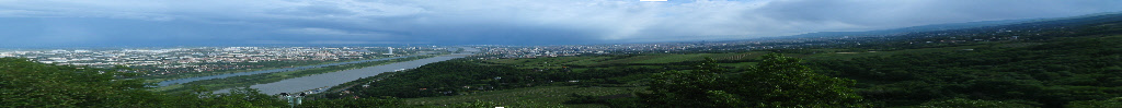 Wien-Panorama Blick vom Leopoldsberg
